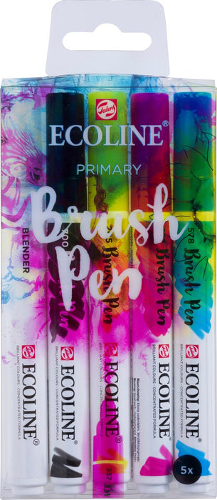 TALENS ECOLINE BRUSHPEN X5 PRIMAIRE (NOUVELLE ÉDITION 2020)