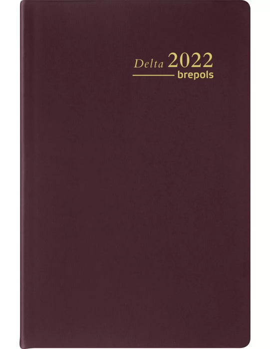 AGENDA DELTA SETA SOEPEL - GENAAID 8,10X12,0 BORDEAUX