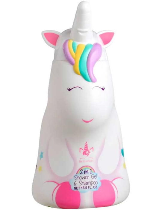 GEL DOUCHE LICORNE + SHAMPOOING FIGURE 400ML