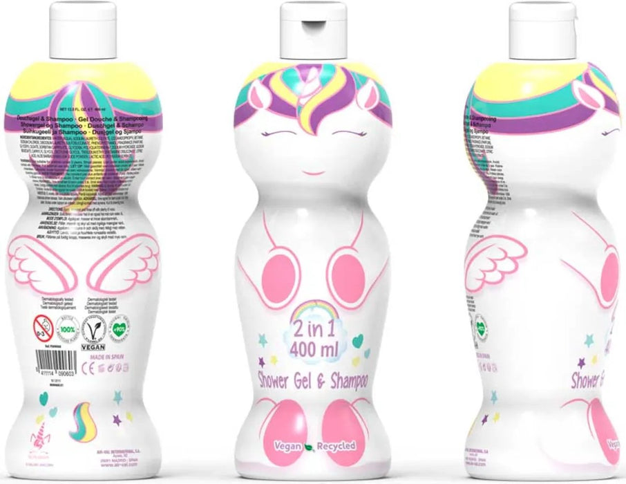 GEL DOUCHE LICORNE + SHAMPOOING FIGURE 400ML