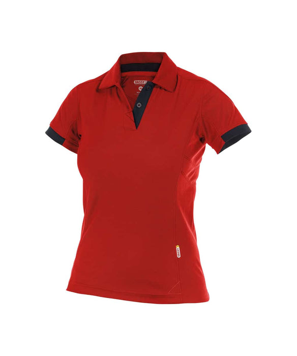 L-POLO TRAXION WOMEN PES44 (216GR) PES 44 ROOD/ZW