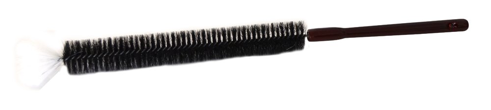 RAD.BROSSE CHEVEUX NOIR/ACIER 30CM