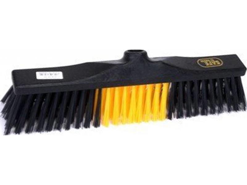 SAFEBRUSH STRAATKEERDER - PBT ZWART/GEEL 1MM - 40CM