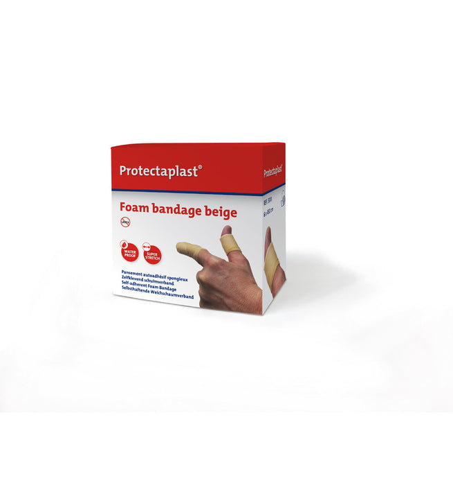 BANDAGE EN MOUSSE PROTECTAPLAST BEIGE (6CM X 4,5M)