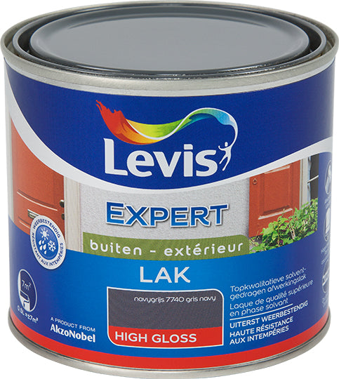 LV EXPERT LAQUE BOIS EXTERIEUR HIGH GL 0,5L GRIS MARINE