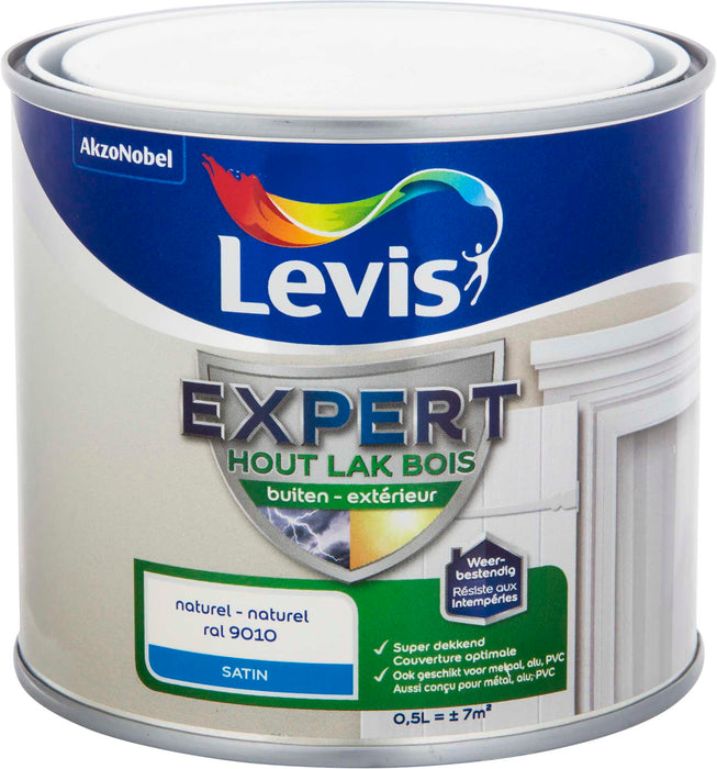 LV EXPERT LAQUE BOIS EXTÉRIEUR SATINÉ 0,5L NATUREL