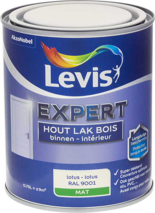 LV EXPERT HOUTLAK BINNEN MAT 0,75L LOTUS