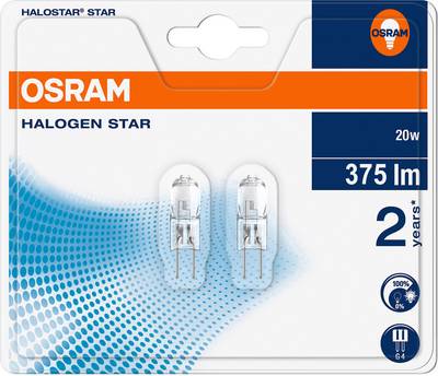 OSRAM 2XG4 20W 12V BLISTER