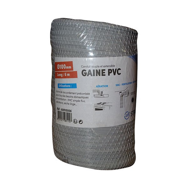 GAINE SOUPLE PVC 6M FILET Ø100