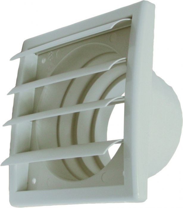 VOLET ANTI RETOUR PVC 100A125 BLANC VRAC