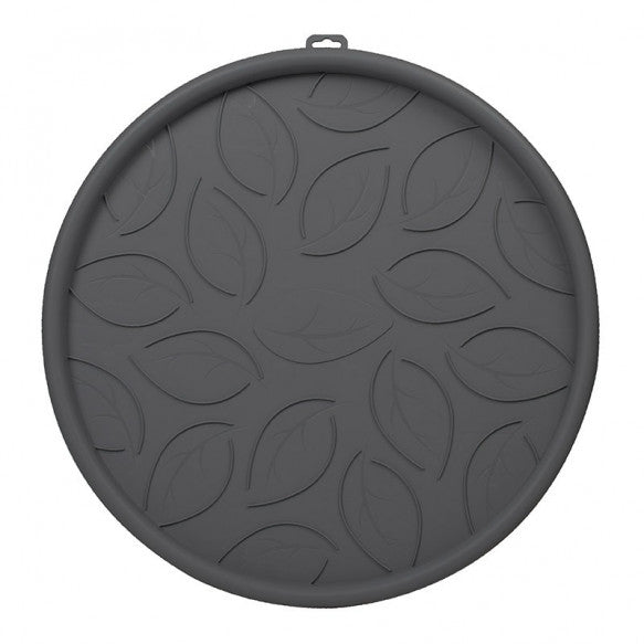 PLANTENROLLER+5 WIELEN D45X5,7 ANTRACIET