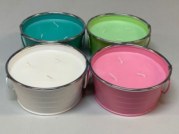 SEAU À BOUGIE CITRONNELLE