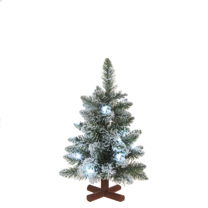 ARBRE DE NOËL LED B/O ÉPICÉA DE HIGHWOOD GIVRÉ