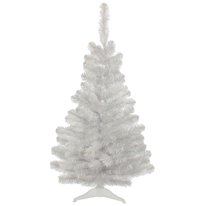 KERSTBOOM ICELANDIC IRISDESCENT H90D56 WIT TIPS 117