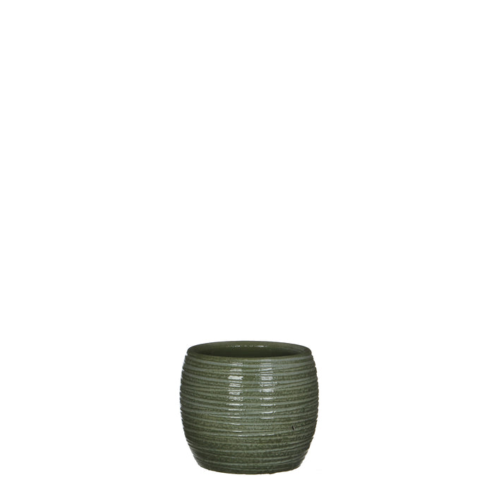 POT LOOMY ROND VERT