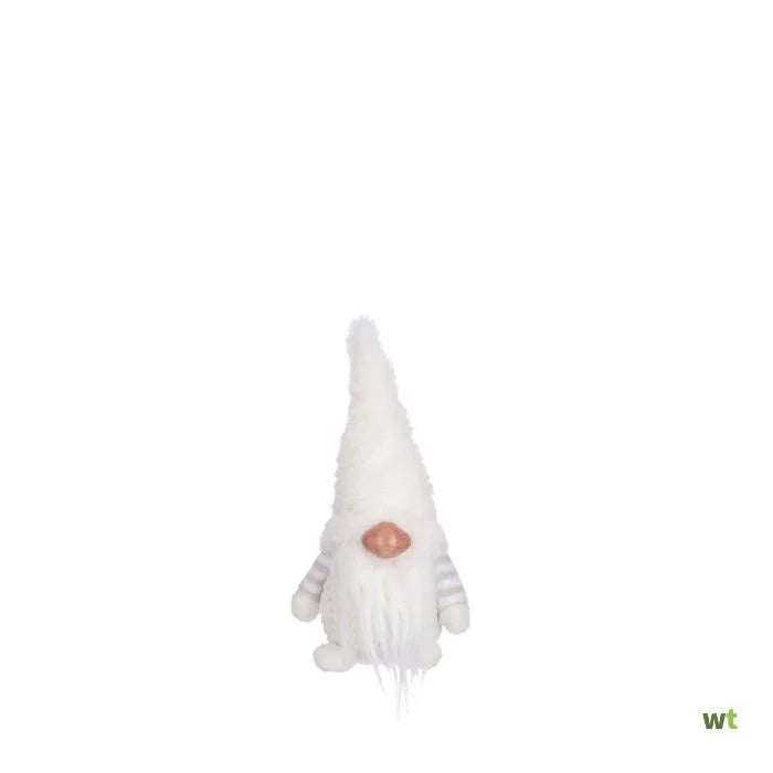 Poupée gnome blanc - l9xw6xh17cm