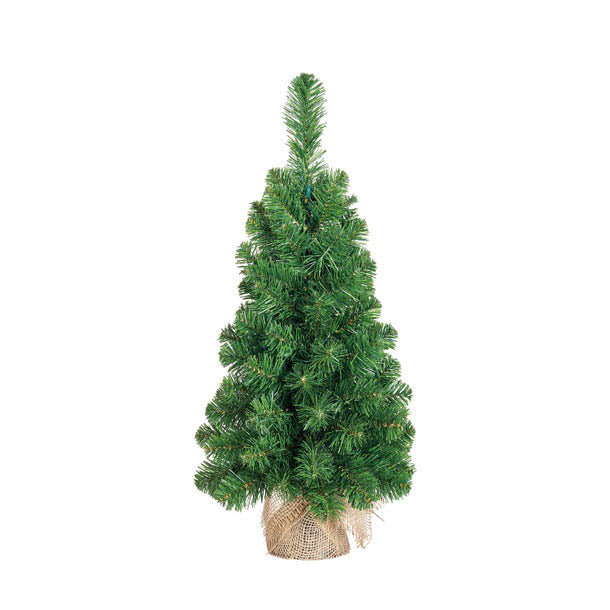 Sapin de Noël Norton deluxe avec toile de jute vert TIPS 72 - h60xd23cm