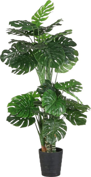 MICA DECORATIONS PLANTE ARTIFICIELLE MONSTERA - H195 X Ø80 CM - VERT