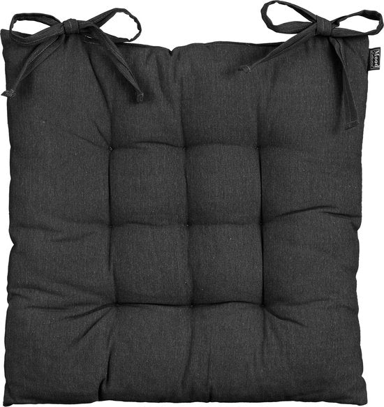 Coussin IN THE MOOD PADDY CHAIR - L46 X W46 CM - COTON NOIR