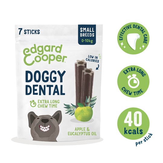 DOGGY DENTAL APPLE &#38; EUCALYPTUS SMALL 7 PER PACK