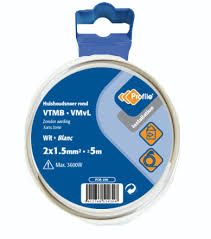 VTMB 2X1.5 WIT 5M