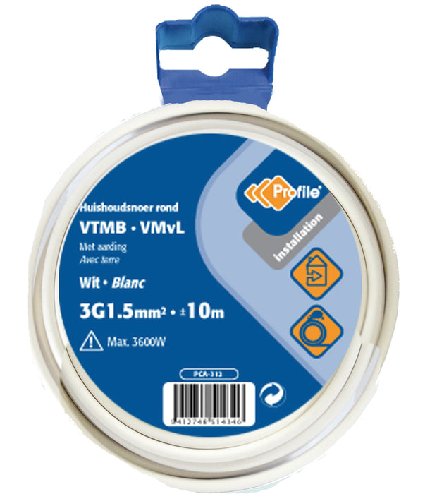 VTMB 3G1.5 BLANC 10M
