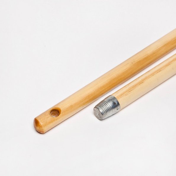 Borstelsteel hout 1,30m met js&#160; &#38; Duitse draad FSC 100&#37;