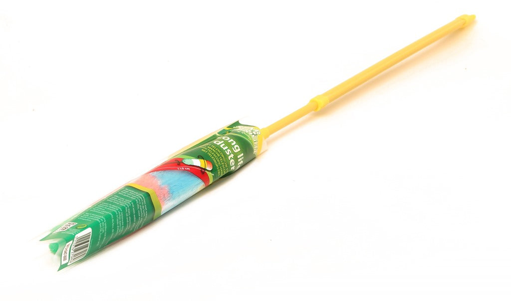 Plumeau avec manche télescopique 110cm fibre artificielle Starbright