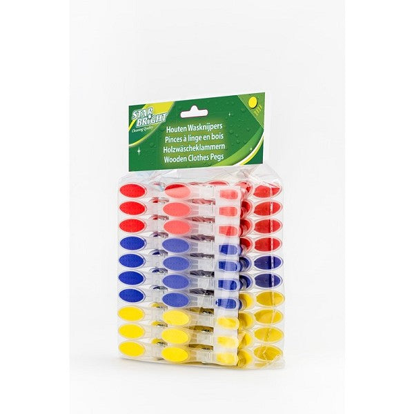 Pinces à linge soft grip 40pcs Starbright