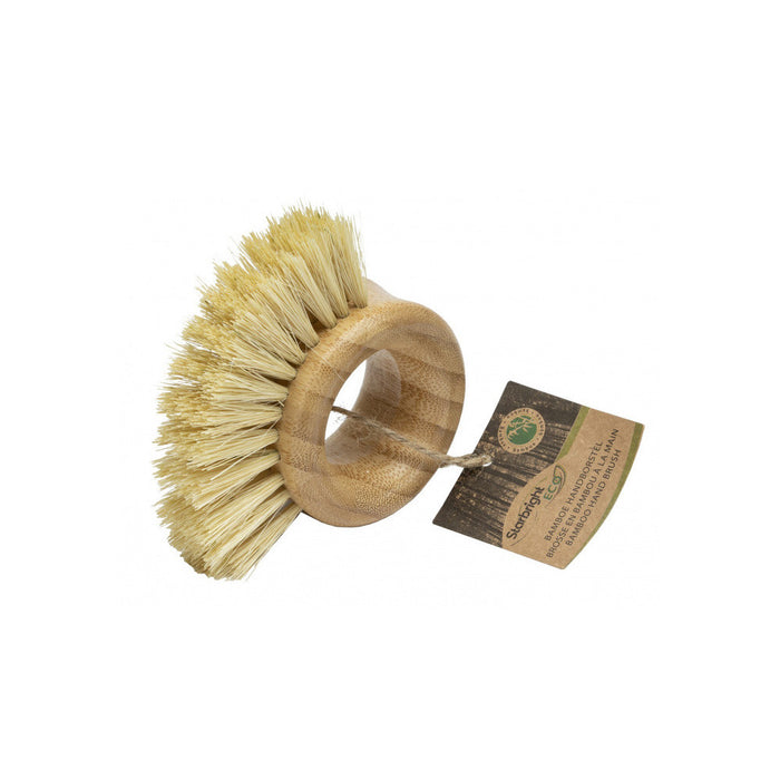 BAMBOE RONDE BORSTEL SISAL HAAR 7CM ECO STARBRIGHT