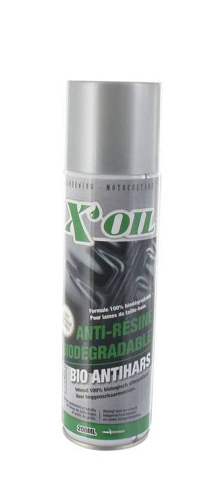 Spray anti-résine biodégradable X'OIL, pour taille-haie, s