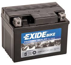 EXIDE FACTORY SEALED 12V AGM 12-4