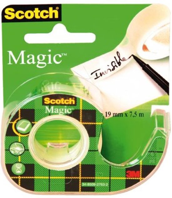 SCOTCH PLAKBAND MAGIC 19MMX7.5M
