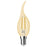 CLASSIC DECO CANDLE BENT TIP &#124; GOUD / OR FINISH &#124; &#216;3,5 &#124; 4,8W &#124; E