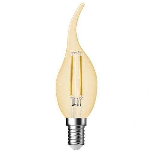 CLASSIC DECO CANDLE BENT TIP &#124; GOUD / OR FINISH &#124; &#216;3,5 &#124; 4,8W &#124; E
