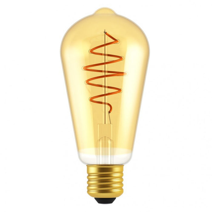 SPIRAL DECO EDISON &#124; GOUD / OR FINISH &#124; &#216;6,4 &#124; 5W &#124; E27