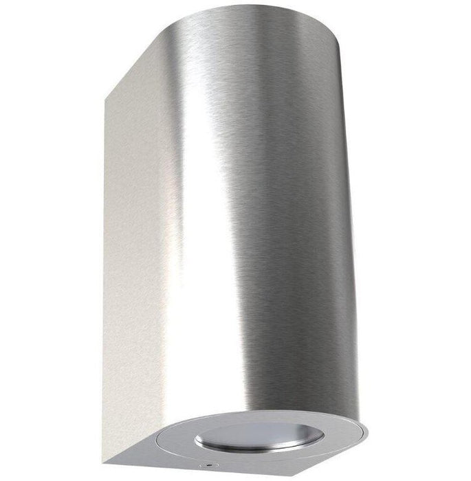 CANTO MAXI 2  IP44 - WANDLAMP - INOX - GU10