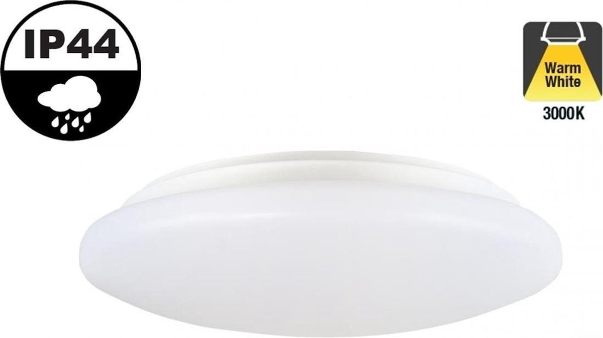 LED CEILING 12W 27XM 1100LM 3000K IP44