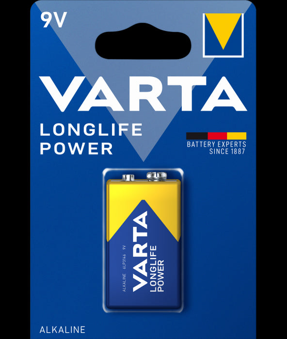 VARTA PUISSANCE LONGLIFE 9V 1PC