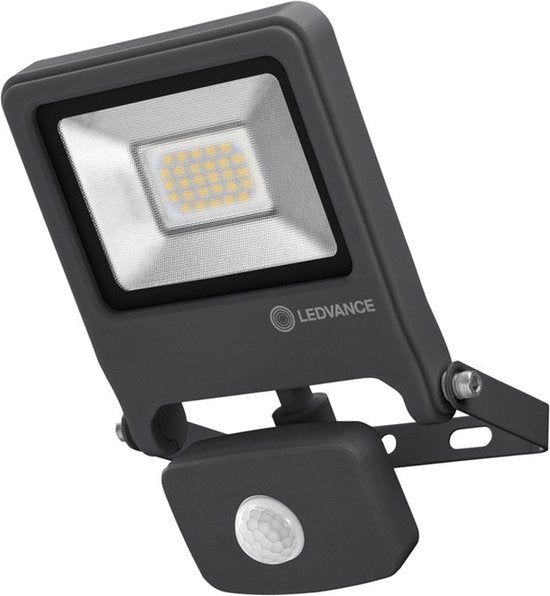 ENDURA FLOOD SENSOR 20W 830 WARM LIGHT DONKERGRIJS