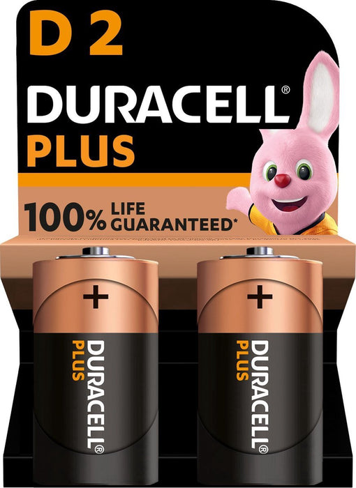 DURACELL D 100&#37; 2ST BL