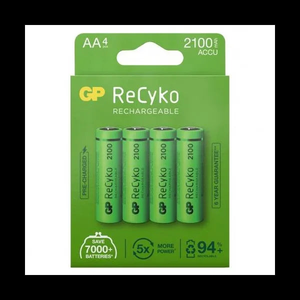 GP BATT.RECYKO AA 2000MAH 4ST