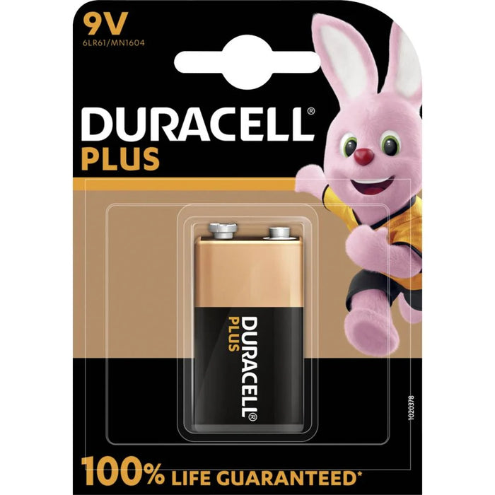 DURACELL 9V 100&#37; 1ST