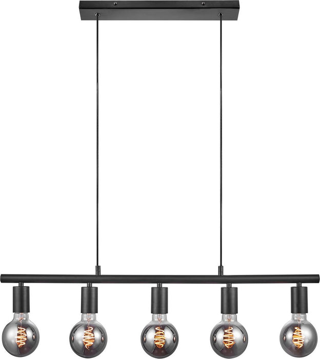 PACO 115 - LAMPE SUSPENDUE - NOIRE - 5XE27