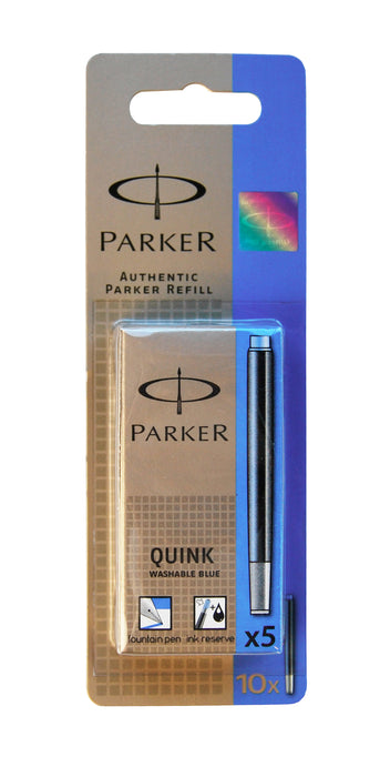 RECHARGE PARKER QUINKFLOW BLEU M (1.0) BLISTER X1