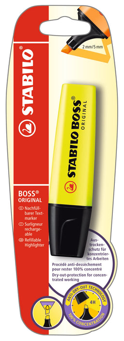 STABILO BOSS ORIGINAL JAUNE 1 PIÈCE