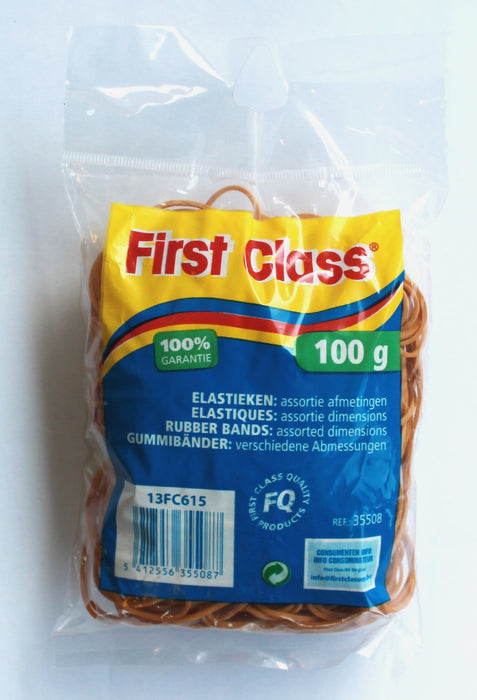 ELASTIEKEN BRUIN BREED 50 G    FC