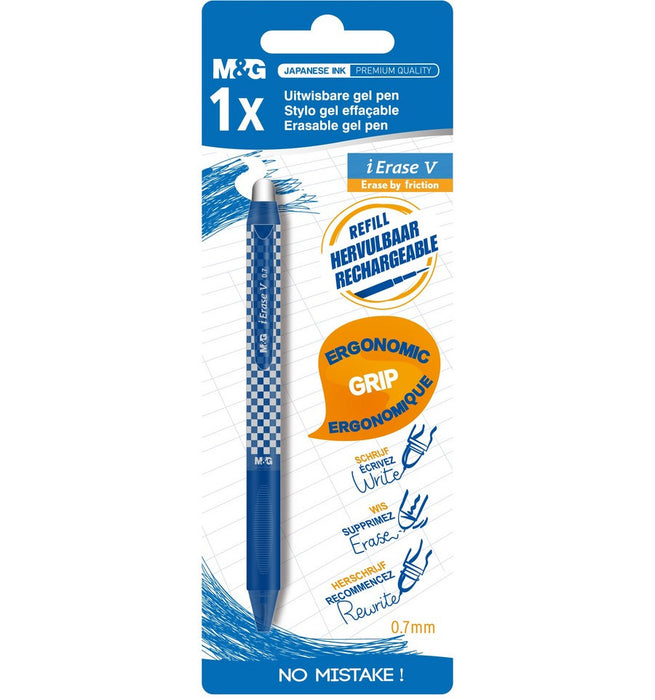 FRICTION CLICKER GEL PEN BLAUW 0.733 M&#38;G