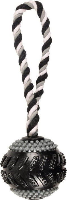 HS RUBBER GLADIATOR CURLING+TOUW ZWART 9CM