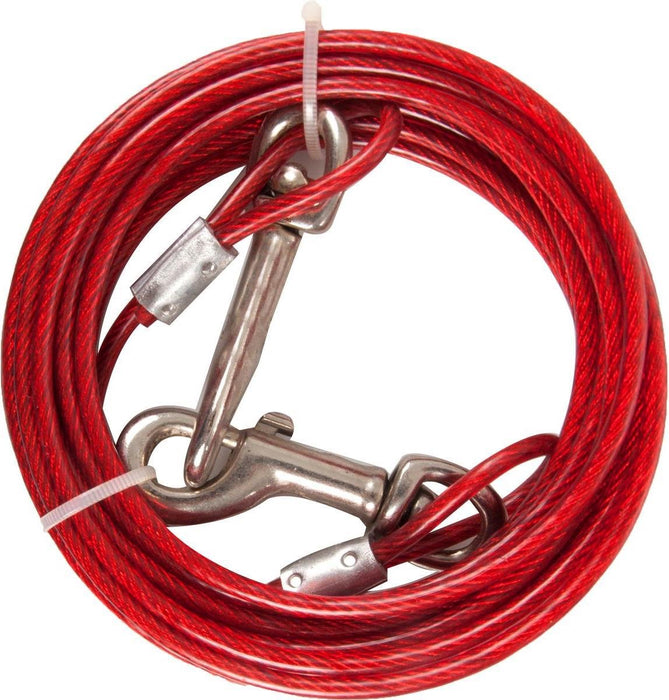 CÂBLE DE CONNEXION PLASTIFIÉ. ROUGE 3M 4MM